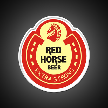 Red Horse Beer Logo Beer Bar Decor Led Neon Sign Rgb Color - LED neon sign view 11