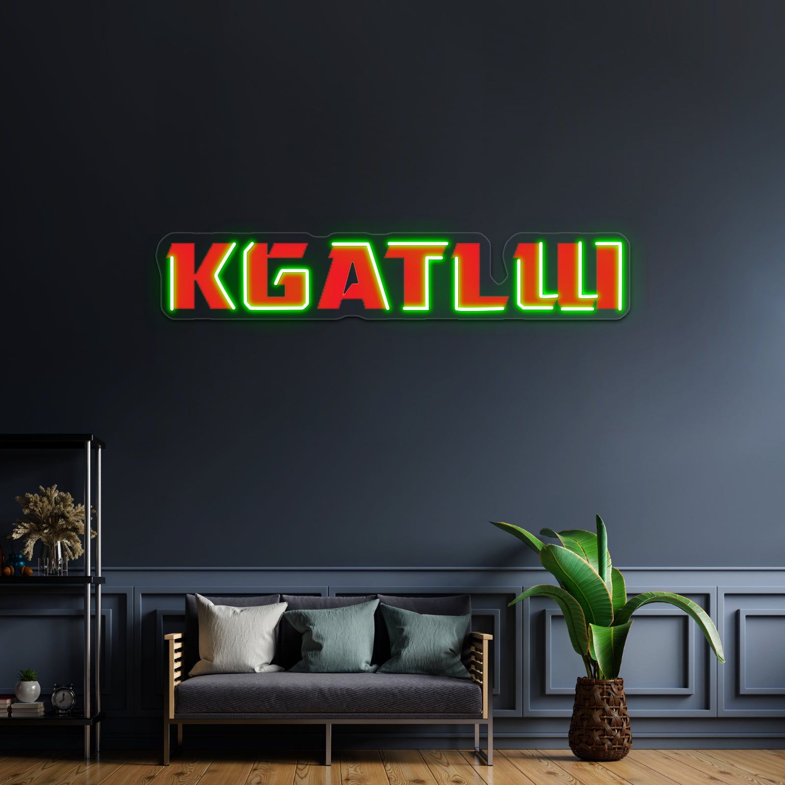 Red Kgatlw Wall Artwork Neon Signs | Shineneon