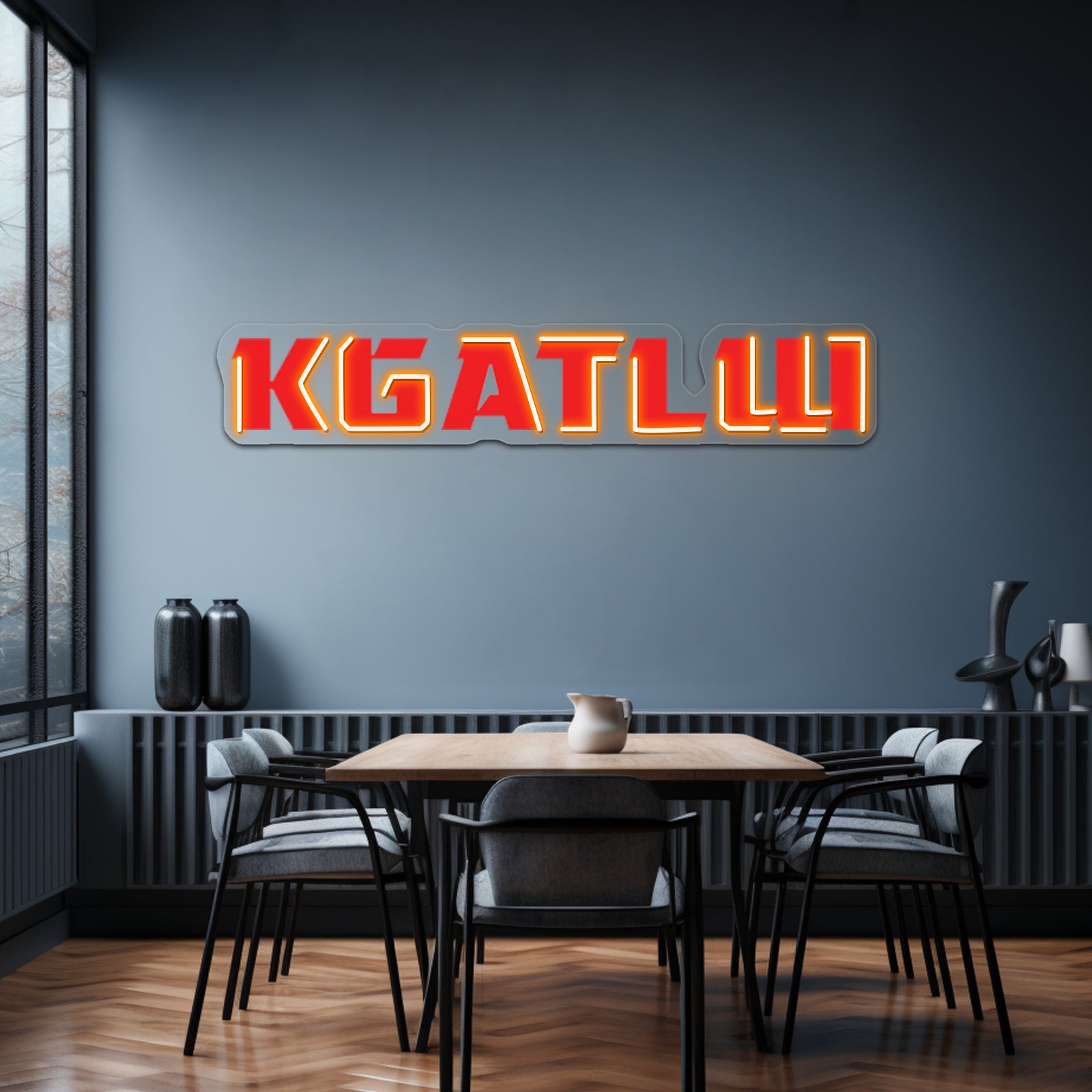 Red Kgatlw Wall Artwork Neon Signs | Shineneon