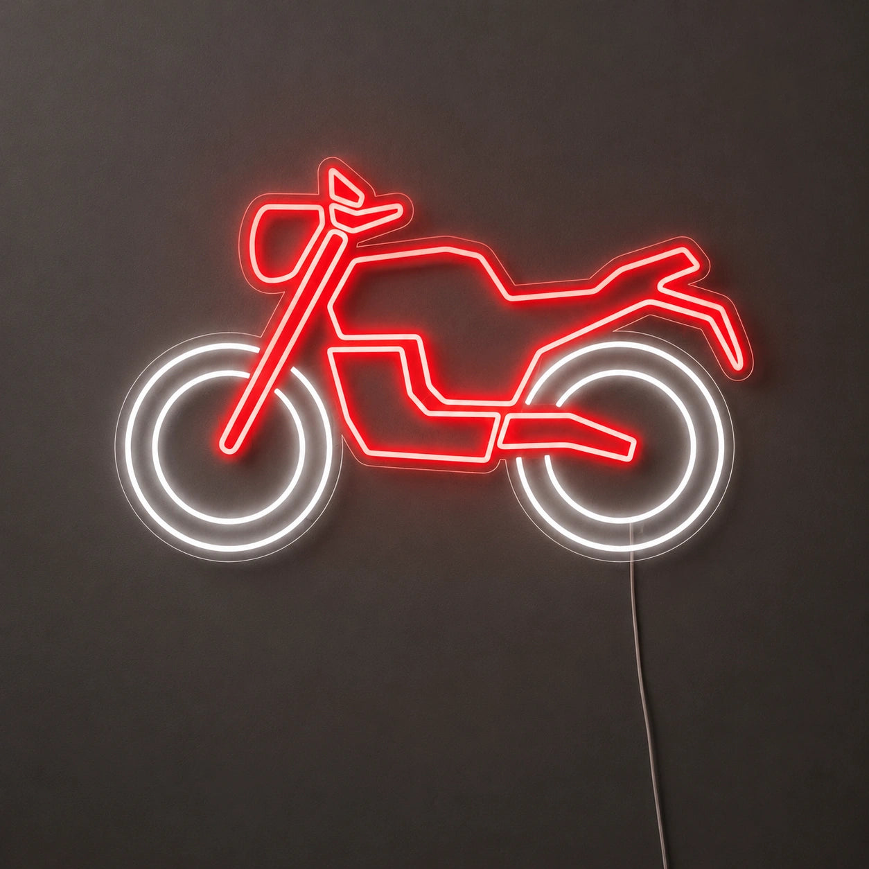 Red Motorcycle Outline Neon Sign LED Neon Sign main product image