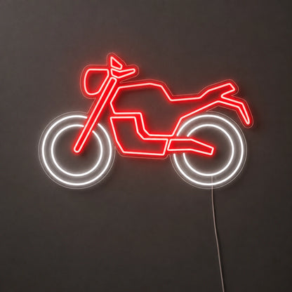 Red Motorcycle Outline Neon Sign LED Neon Sign main product image
