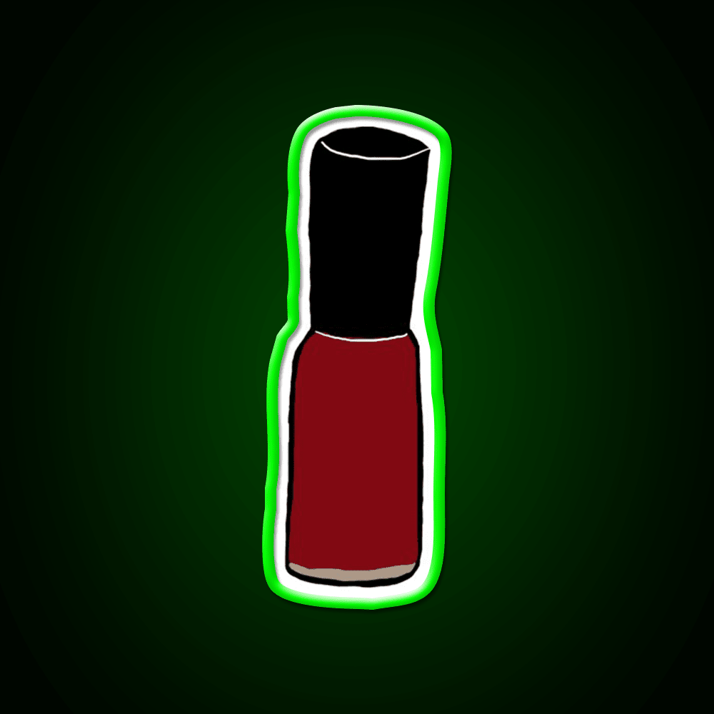 Red Nail Polish Nail Salon Led Neon Sign Rgb Color - Shineneon
