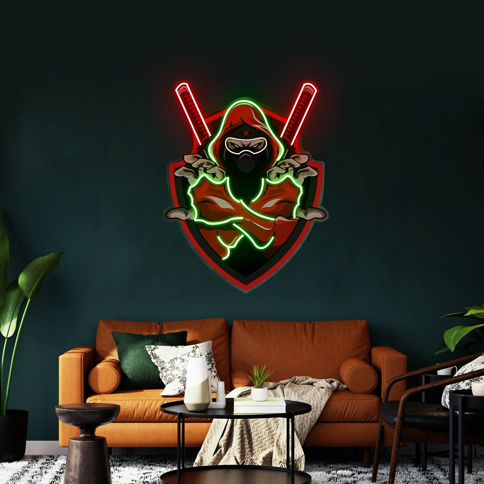 Red Ninja Led Neon Sign Light Custom Led Signs - Shineneon