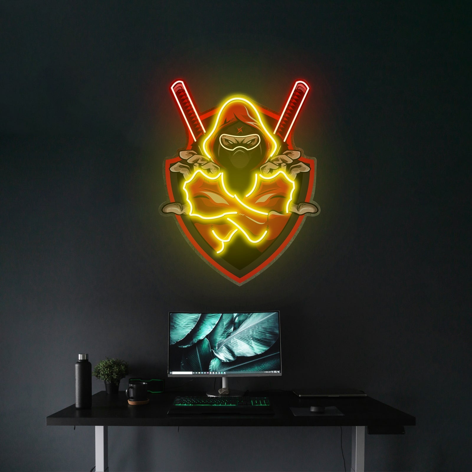 Red Ninja Led Neon Sign Light Custom Led Signs - Shineneon