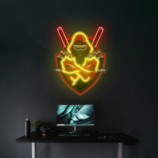 Red Ninja Led Neon Sign Light Custom Led Signs