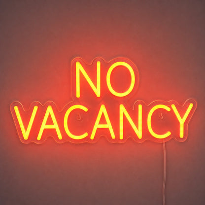 Red No Vacancy Neon Sign LED Neon Sign main product image