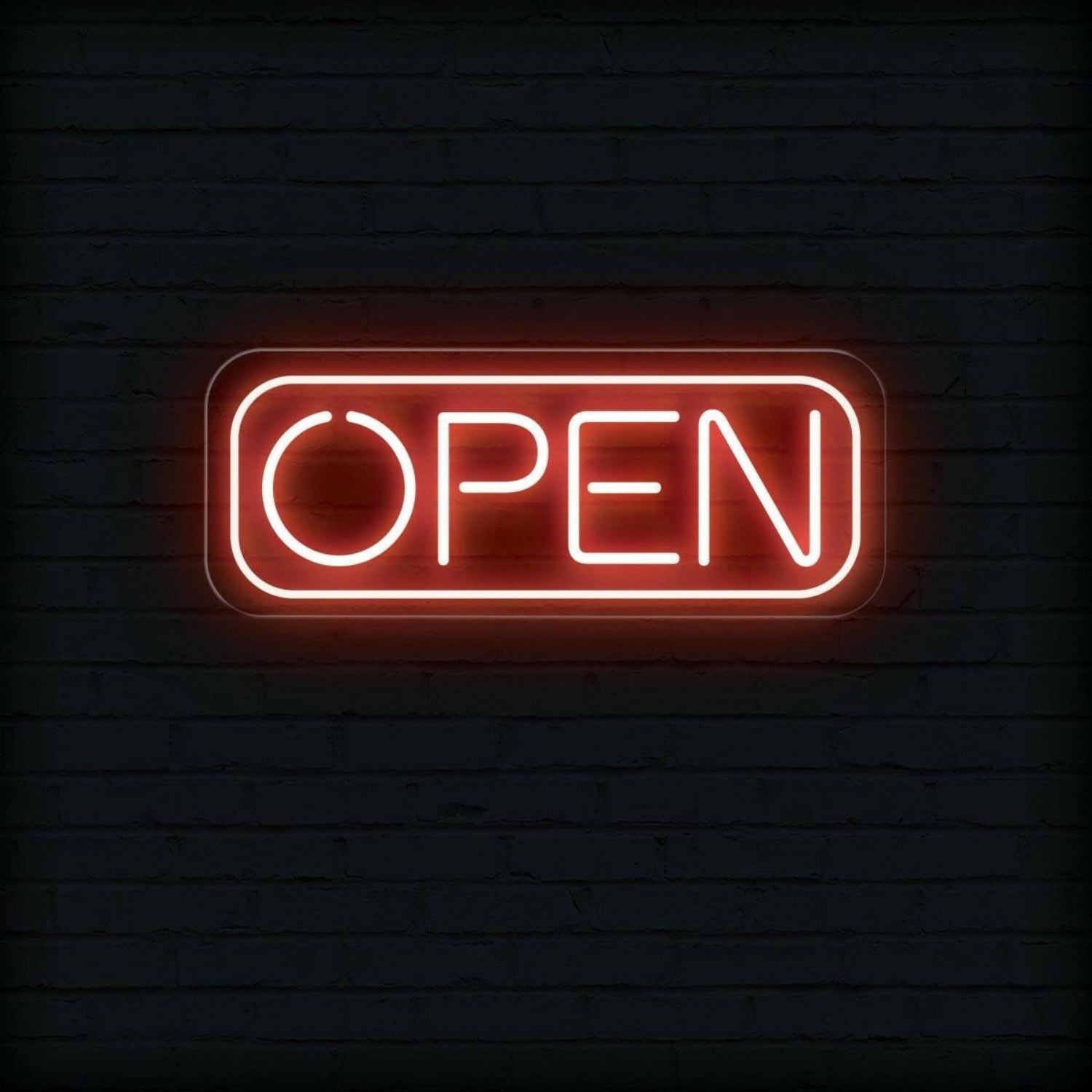 Red Open Led Neon Sign Vintage Business Entrance Decor | Shineneon
