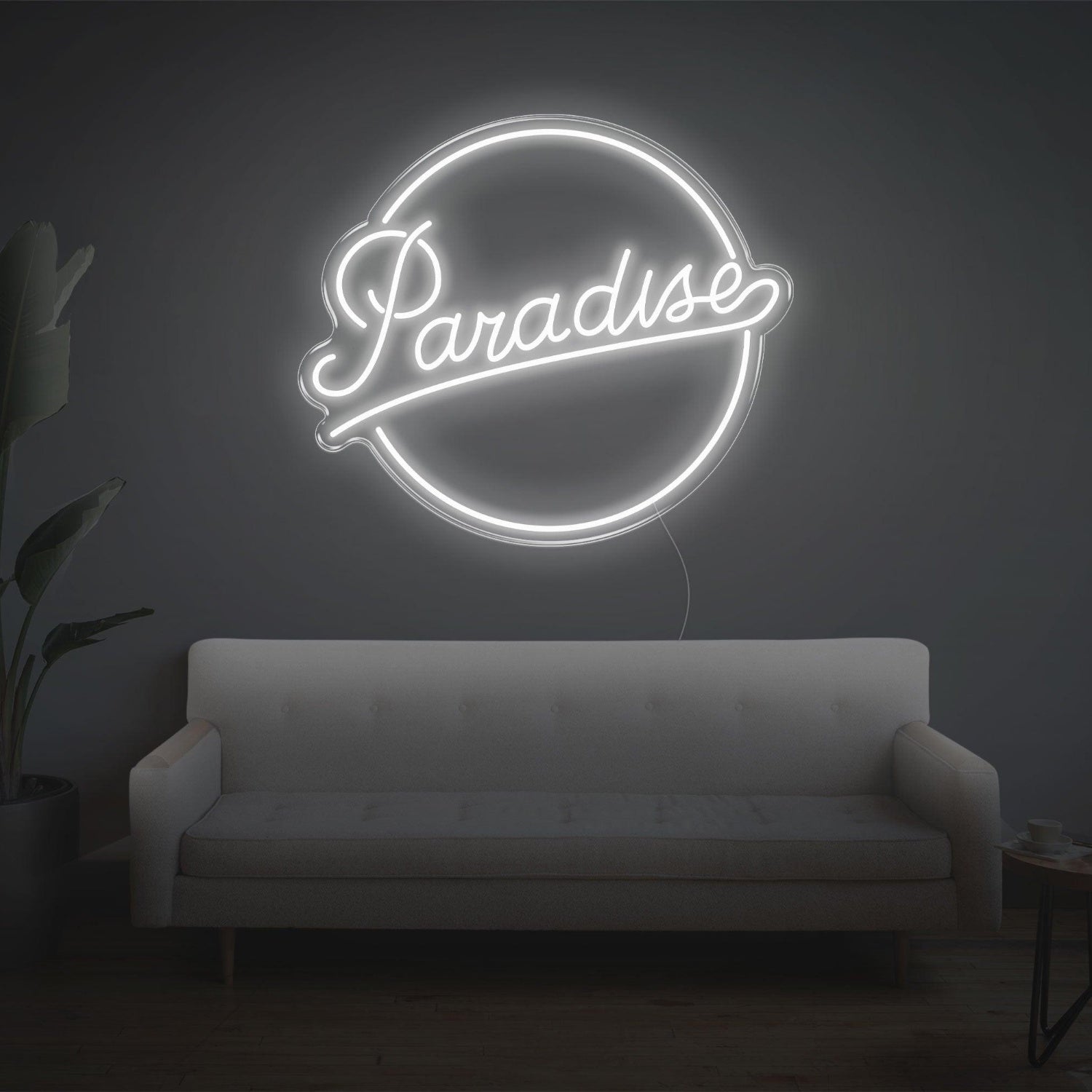 Red Paradise Led Neon Sign For Cozy Home Living Room Decor | Shineneon