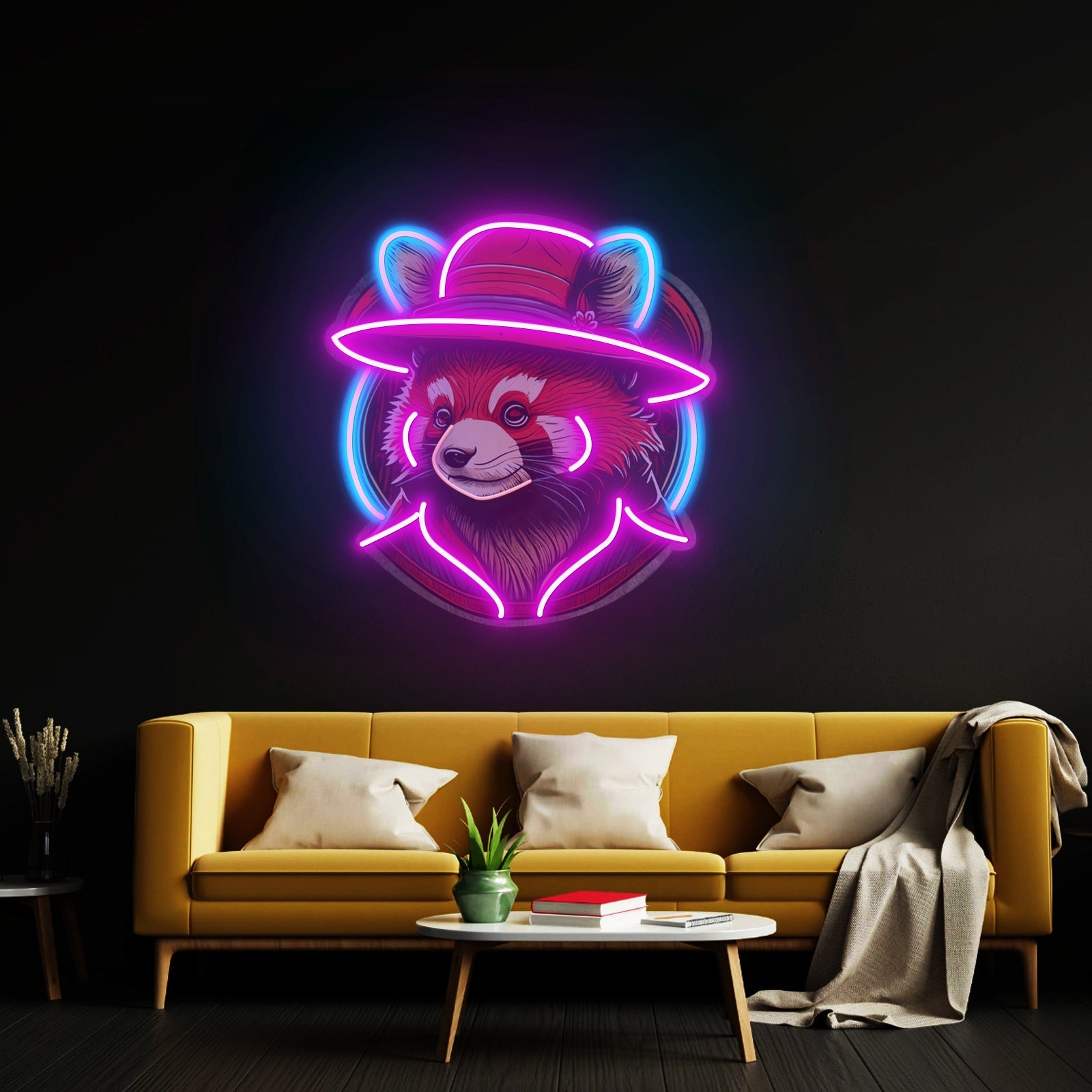 Red Racoon Led Neon Sign Light Custom Led Signs - Shineneon