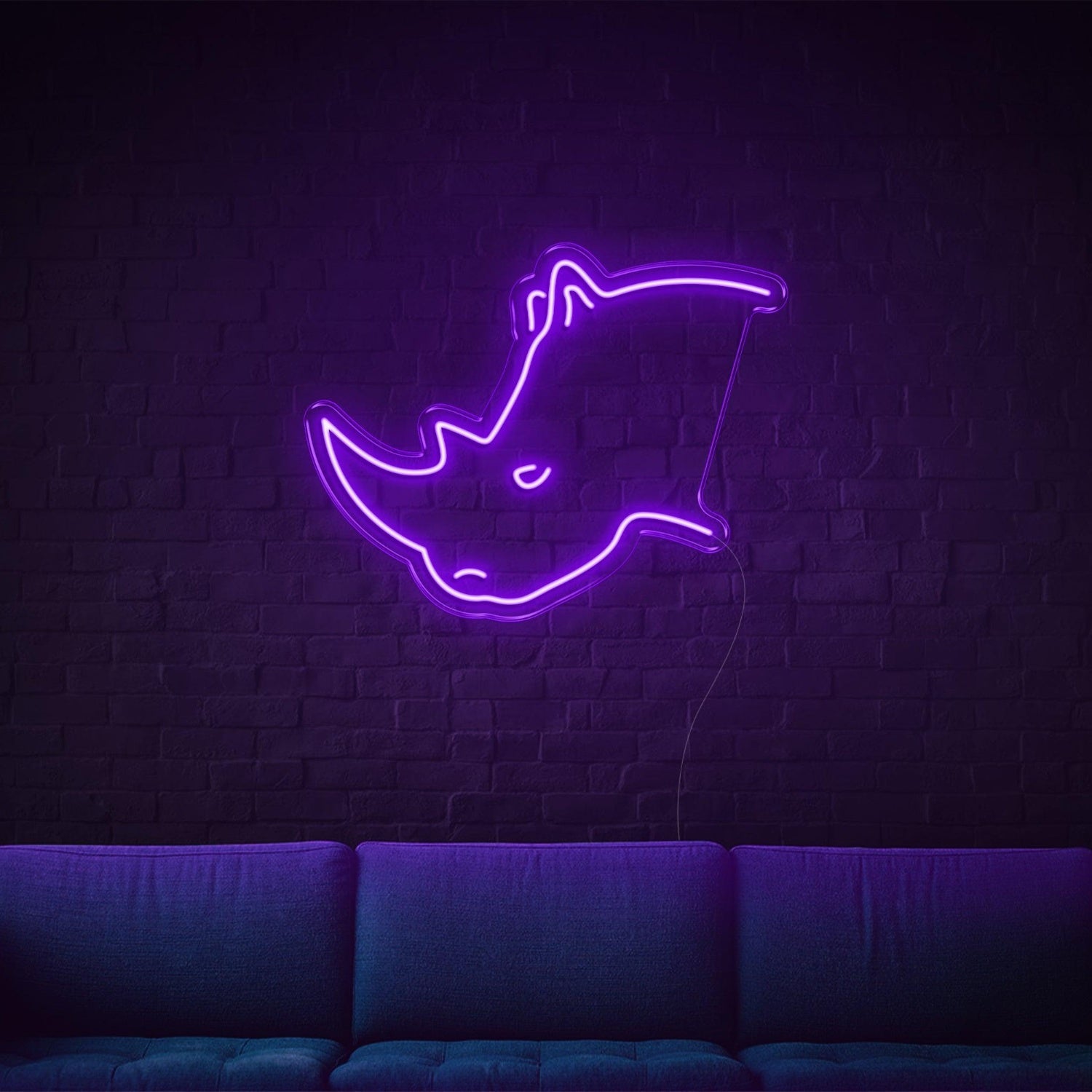 Red Rhino Head Led Neon Sign Indoor Wall Art | Shineneon