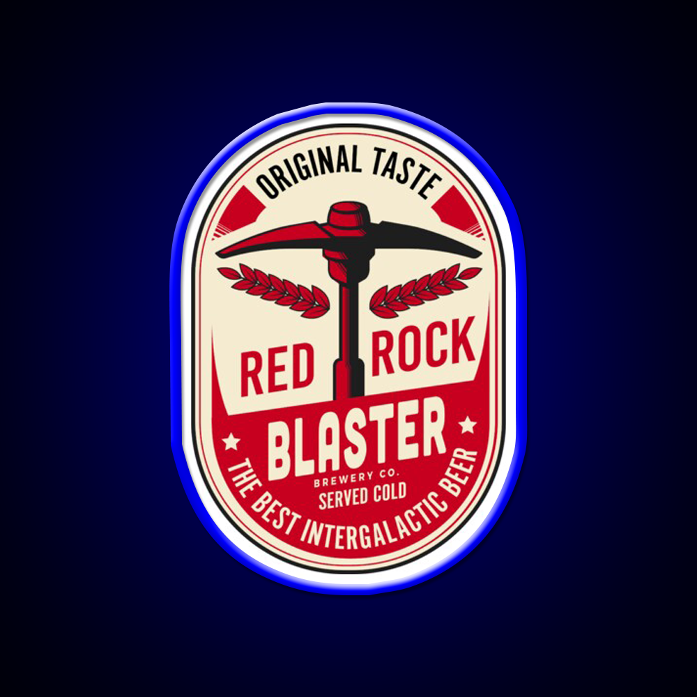 Red Rock Blaster Beer Bar Decor Led Neon Sign Rgb Color - LED neon sign view 5
