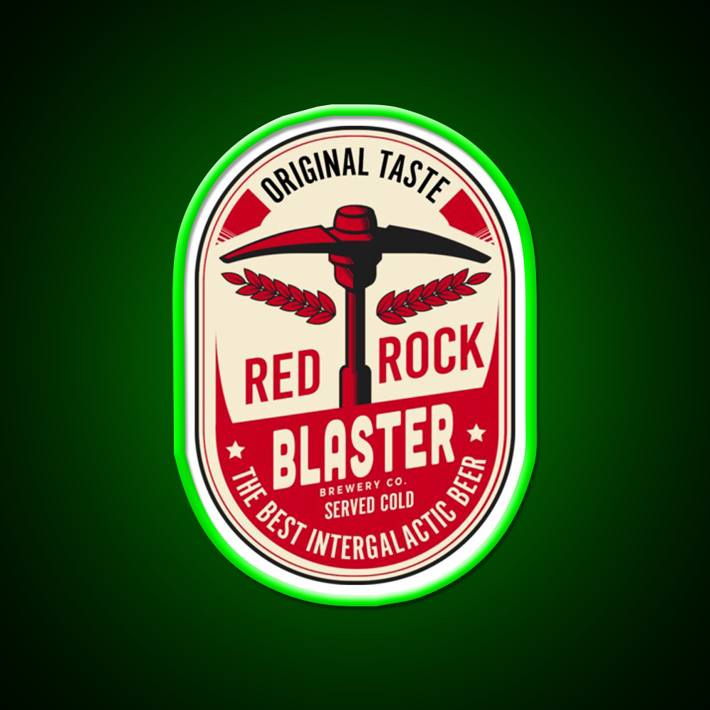 Red Rock Blaster Beer Bar Decor Led Neon Sign Rgb Color - LED neon sign view 8