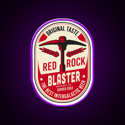 Red Rock Blaster Beer Bar Decor Led Neon Sign Rgb Color - LED neon sign view 9