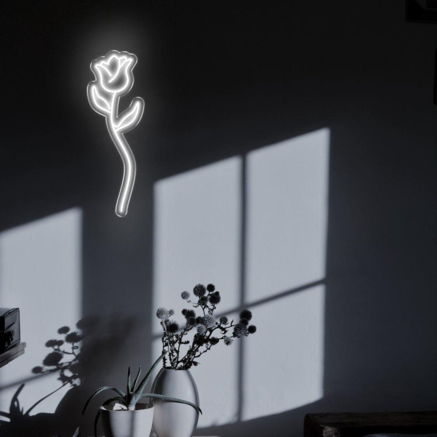 Red Rose Led Neon Sign For Modern Home Decor | Shineneon