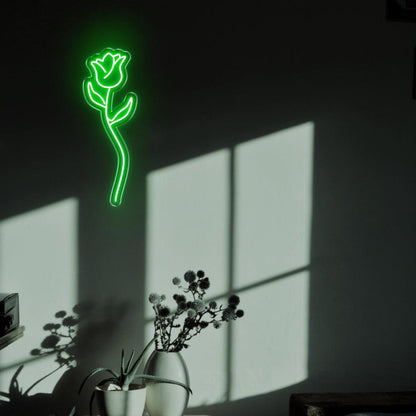 Red Rose Led Neon Sign For Modern Home Decor | Shineneon