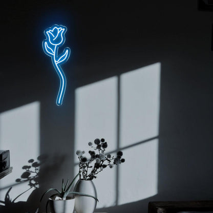 Red Rose Led Neon Sign For Modern Home Decor | Shineneon