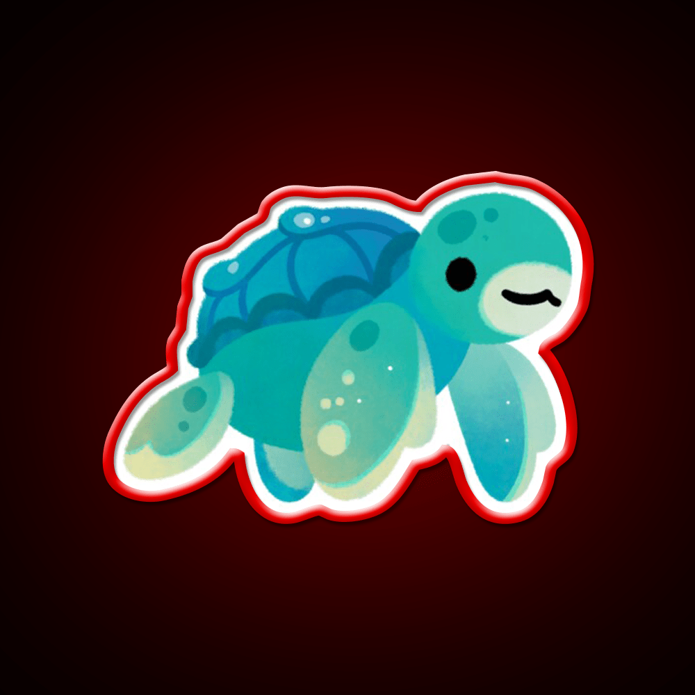 Red Snack Turtle Snack Food Led Neon Sign Rgb Color - Shineneon