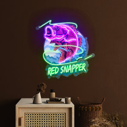 Red Snapper Led Neon Sign Light Custom Led Signs - Shineneon