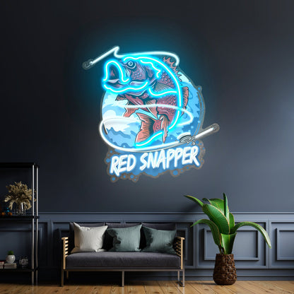 Red Snapper Led Neon Sign Light Custom Led Signs - Shineneon