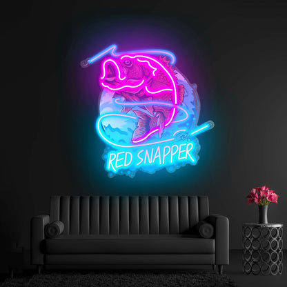 Red Snapper Led Neon Sign Light Custom Led Signs - Shineneon