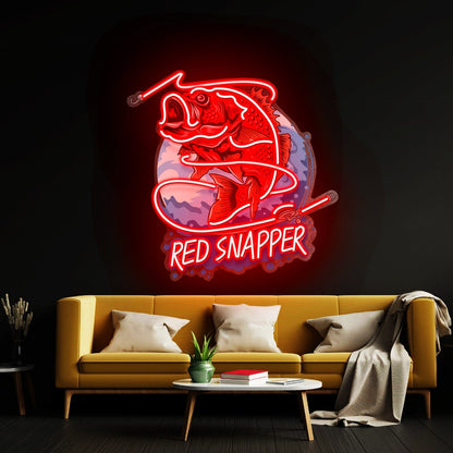 Red Snapper Led Neon Sign Light Custom Led Signs - Shineneon