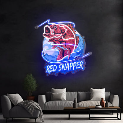 Red Snapper Led Neon Sign Light Custom Led Signs - Shineneon