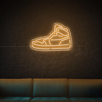 Red Sneaker Shoe Led Neon Sign For Sports Room Decor | Shineneon