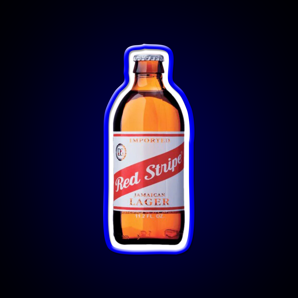 Red Stripe Beer Bar Decor Led Neon Sign Rgb Color