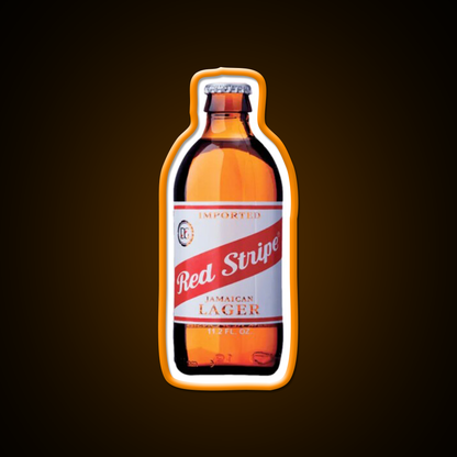 Red Stripe Beer Bar Decor Led Neon Sign Rgb Color