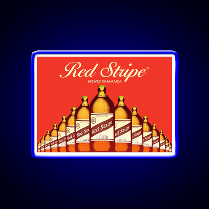 Red Stripe Beer Brewed Beer Bar Decor Led Neon Sign Rgb Color - LED neon sign view 5