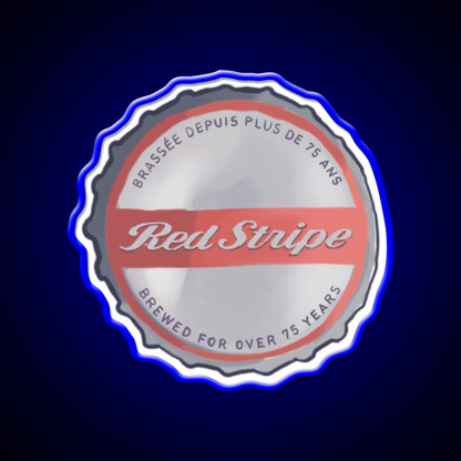 Red Stripe Bottle Cap Beer Bar Decor Led Neon Sign Rgb Color - LED neon sign view 5