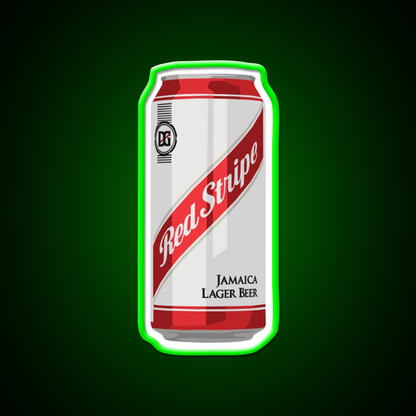Red Stripe Can Beer Bar Decor Led Neon Sign Rgb Color - LED neon sign view 8