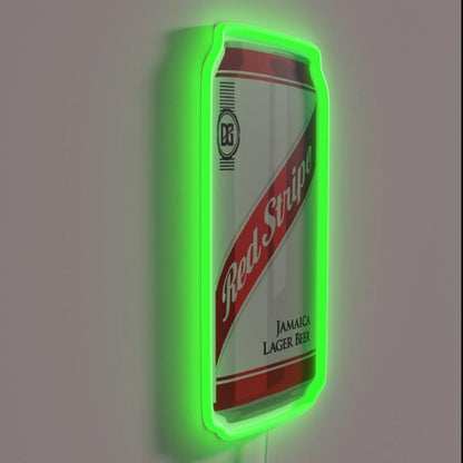 Red Stripe Can Rgb Led Neon Sign - Shineneon