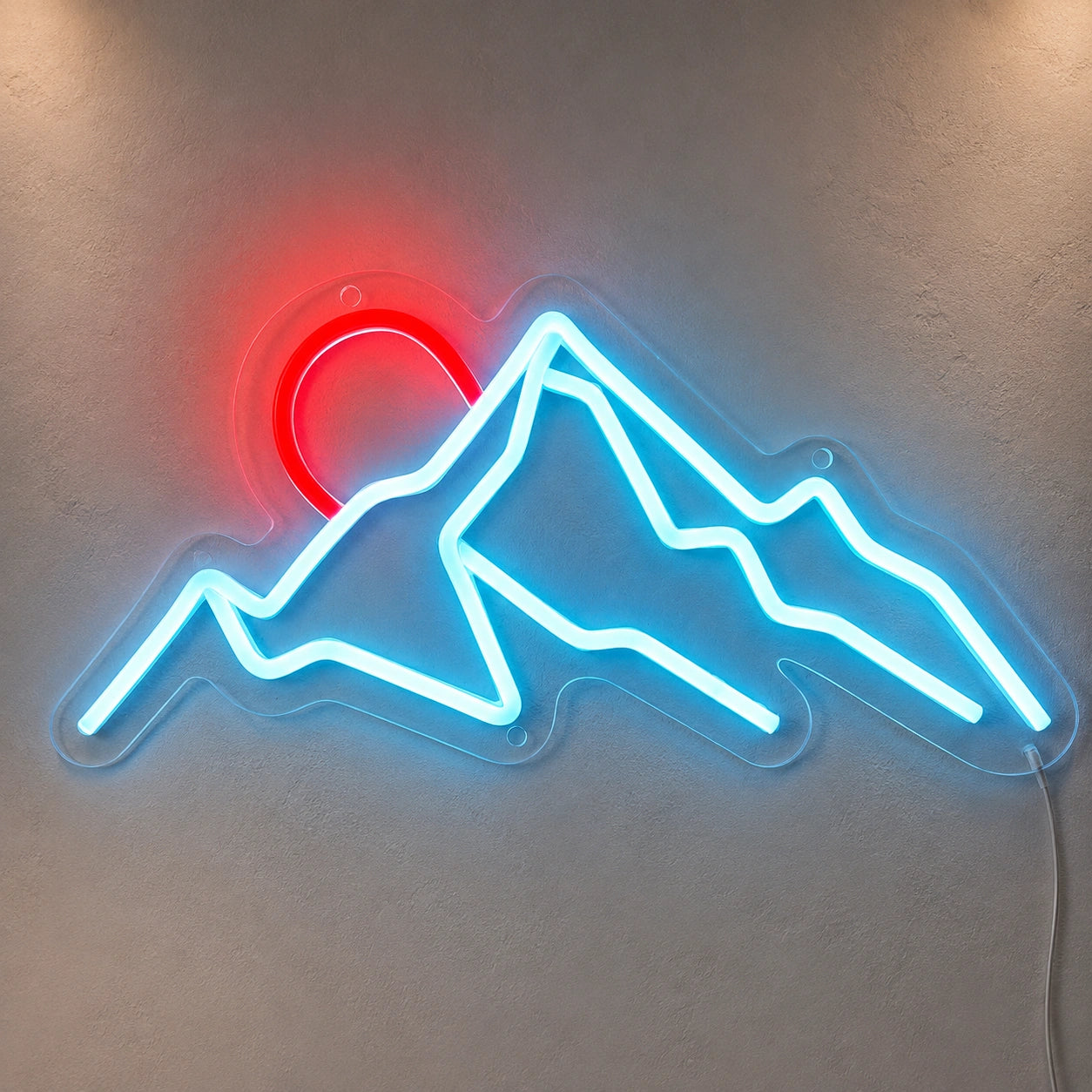 Red Sun Mountain Neon Sign LED Neon Sign high-converting product image