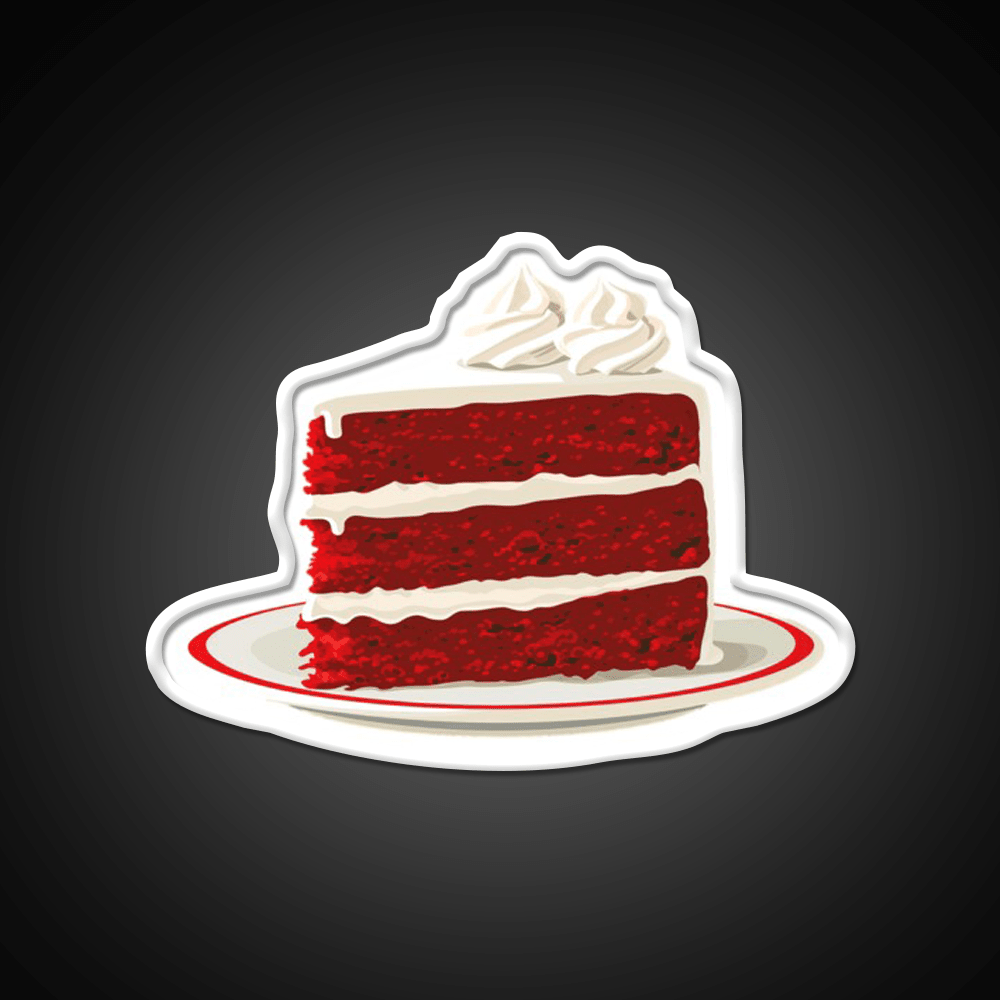 Red Velvet Cake Snack Food Led Neon Sign Rgb Color - Shineneon