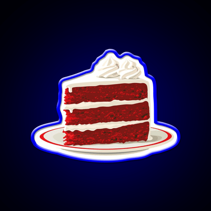Red Velvet Cake Snack Food Led Neon Sign Rgb Color - Shineneon