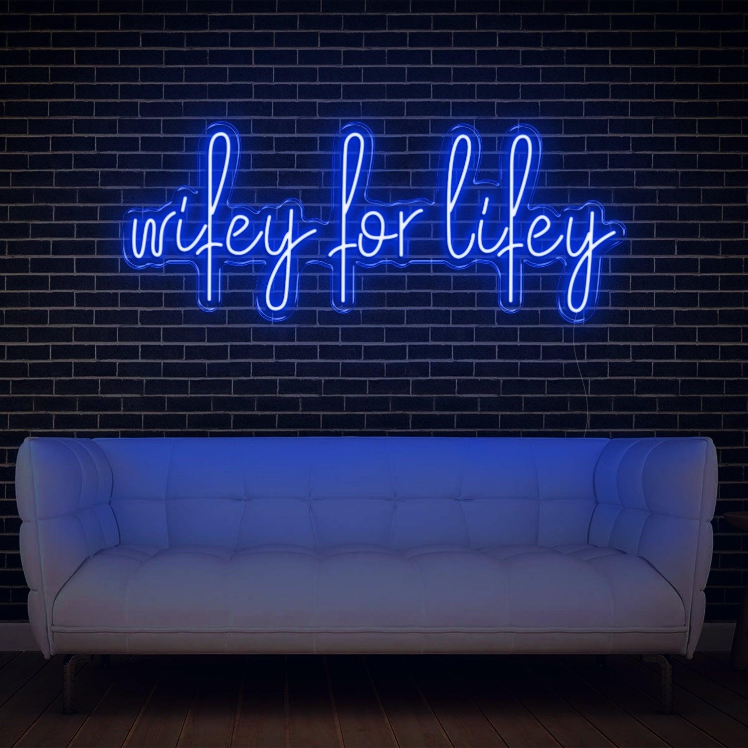 Red Wifey For Lifey Led Neon Sign For Home Decor | Shineneon