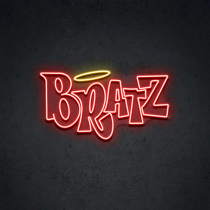 Bratz Led Neon Sign Ffans And Playful Spaces