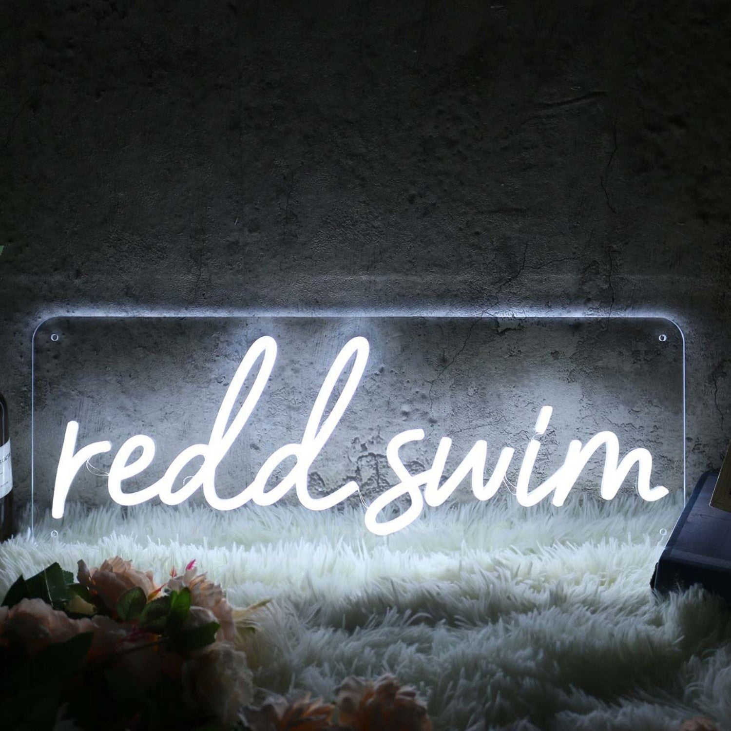 Redd Swim White Led Neon Sign - Shineneon