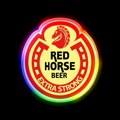 Redhorse Philippines Beer Bar Decor Led Neon Sign Rgb Color - LED neon sign close-up detail