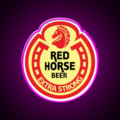 Redhorse Philippines Beer Bar Decor Led Neon Sign Rgb Color - Neon sign mounted on wall in room