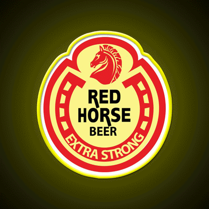 Redhorse Philippines Beer Bar Decor Led Neon Sign Rgb Color - Custom LED neon sign front view