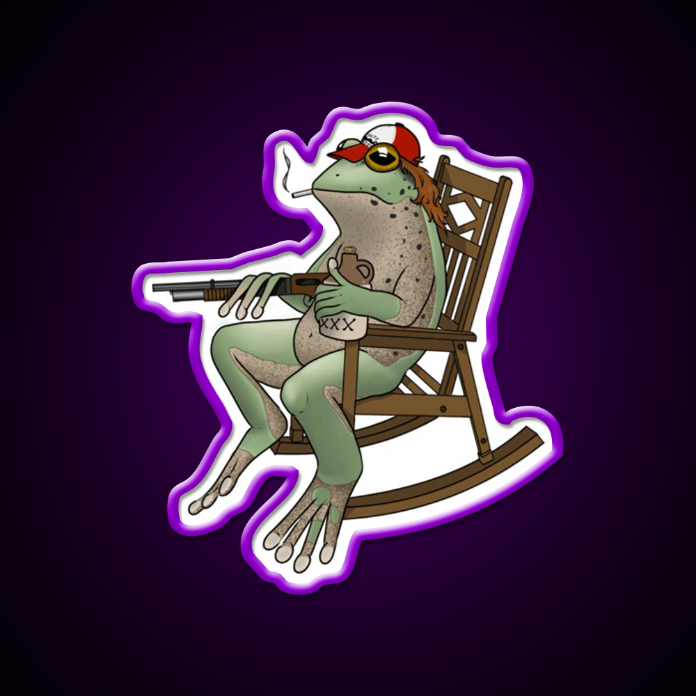 Redneck Frog Beer Bar Decor Led Neon Sign Rgb Color - LED neon sign view 9