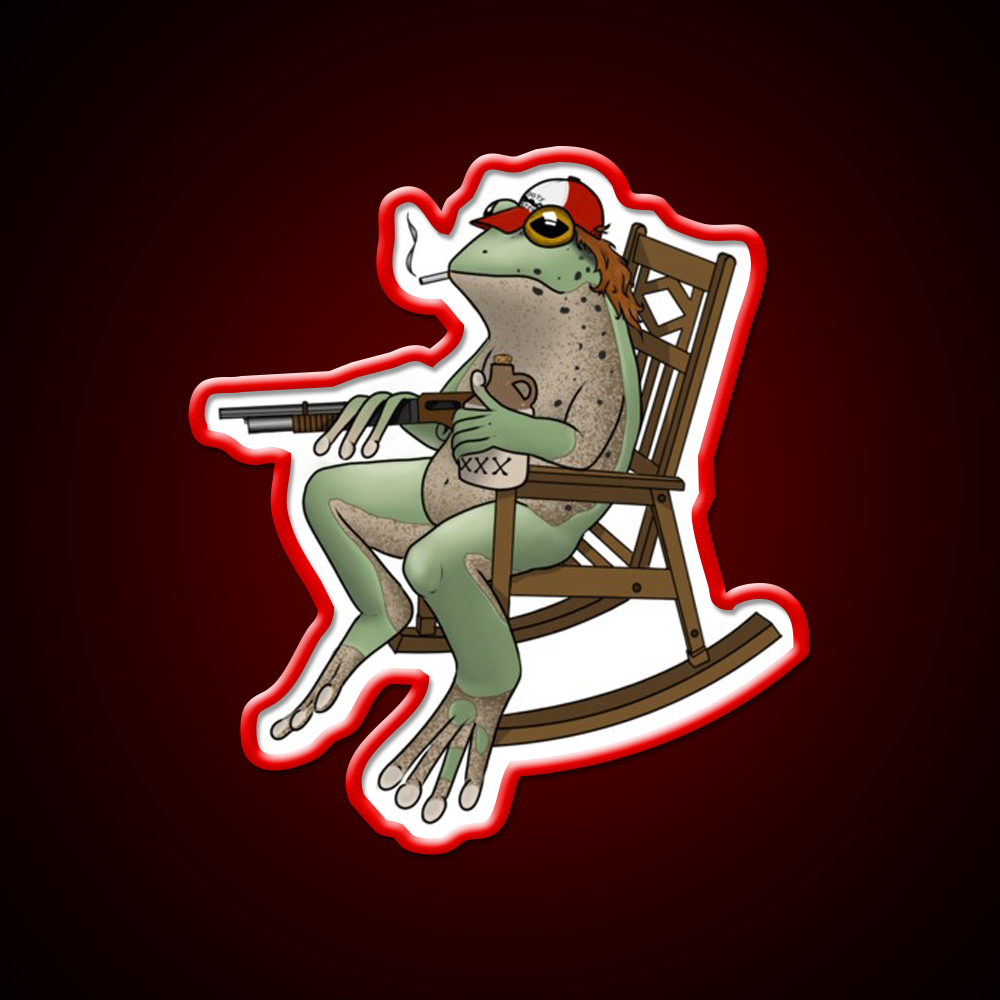 Redneck Frog Beer Bar Decor Led Neon Sign Rgb Color - LED neon sign view 10