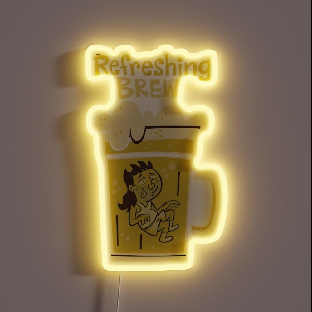 Refreshing Brew Rgb Led Neon Sign - Shineneon