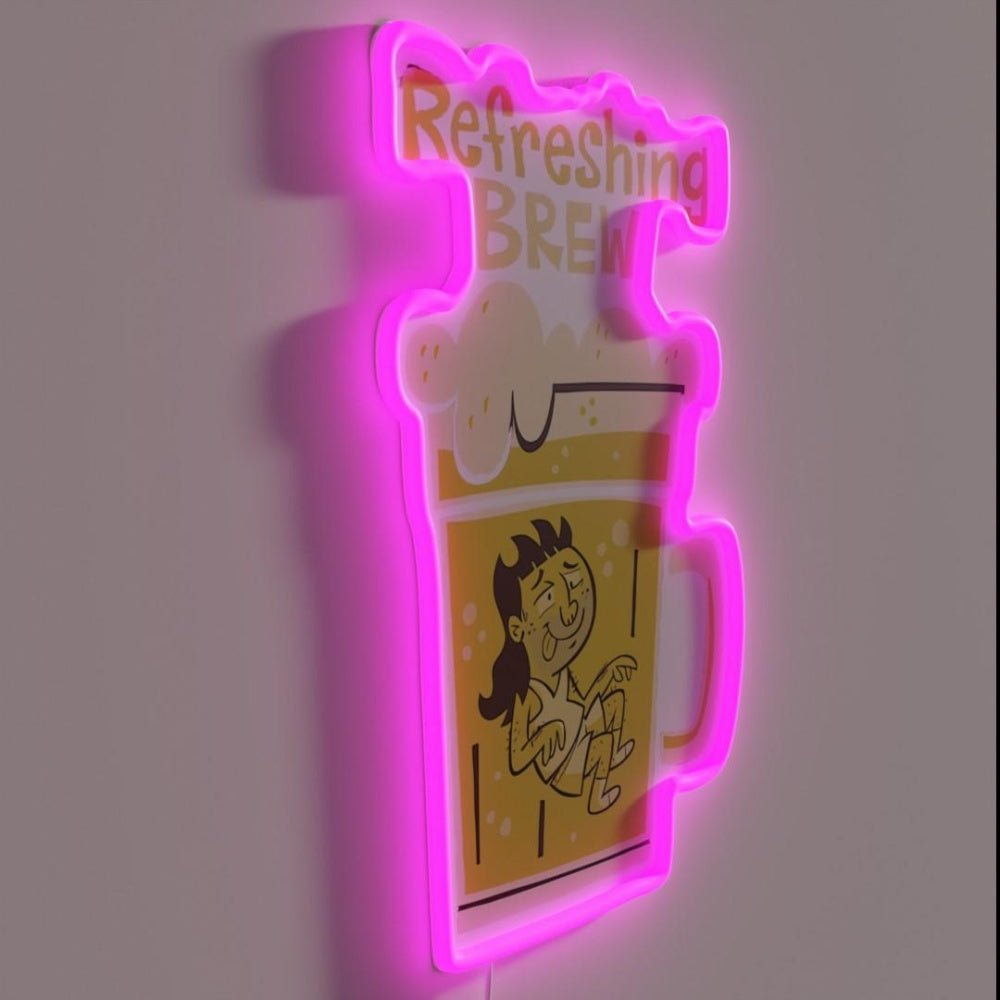 Refreshing Brew Rgb Led Neon Sign - Shineneon