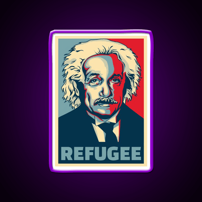 Refugee Welcome Led Neon Sign Open Sign Rgb Color - Shineneon