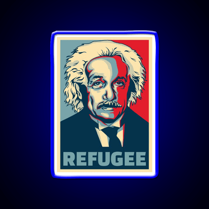 Refugee Welcome Led Neon Sign Open Sign Rgb Color - Shineneon