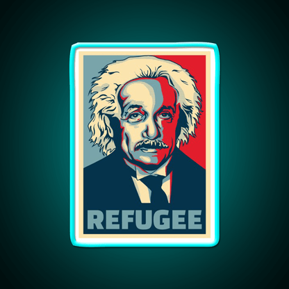 Refugee Welcome Led Neon Sign Open Sign Rgb Color - Shineneon