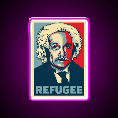 Refugee Welcome Led Neon Sign Open Sign Rgb Color - Shineneon